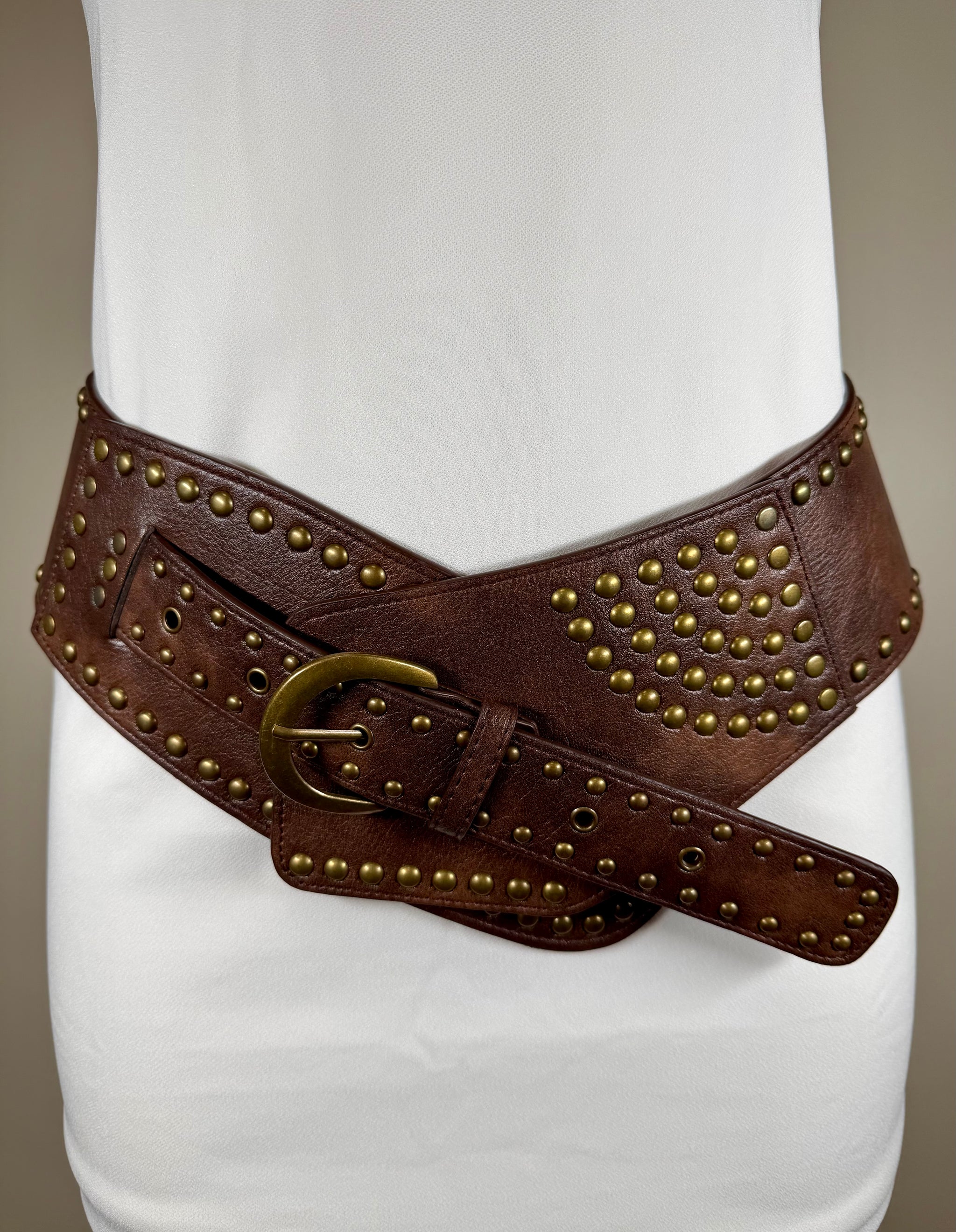 wide gold belt for dress Golden Leather Waist Belt – OMNIA