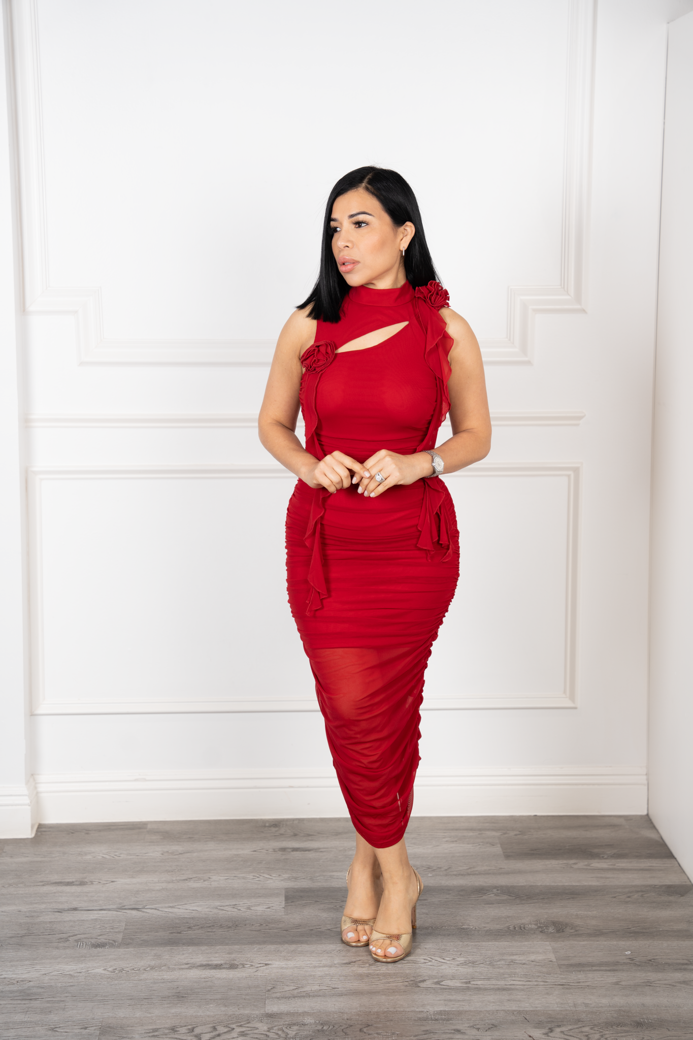 sharley midi dress diamante detail pencil dress in black The Diane Pencil Dress in Black  Vintage Diva